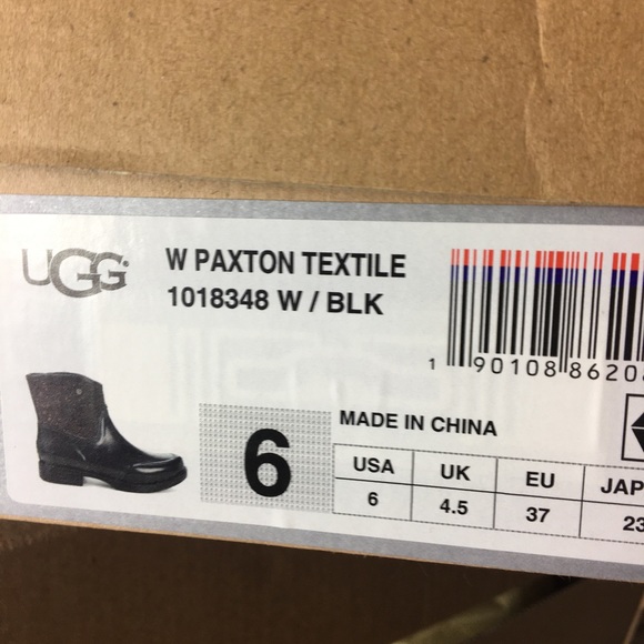 UGG Paxton Rainboots Size 6 NEW - Picture 6 of 7